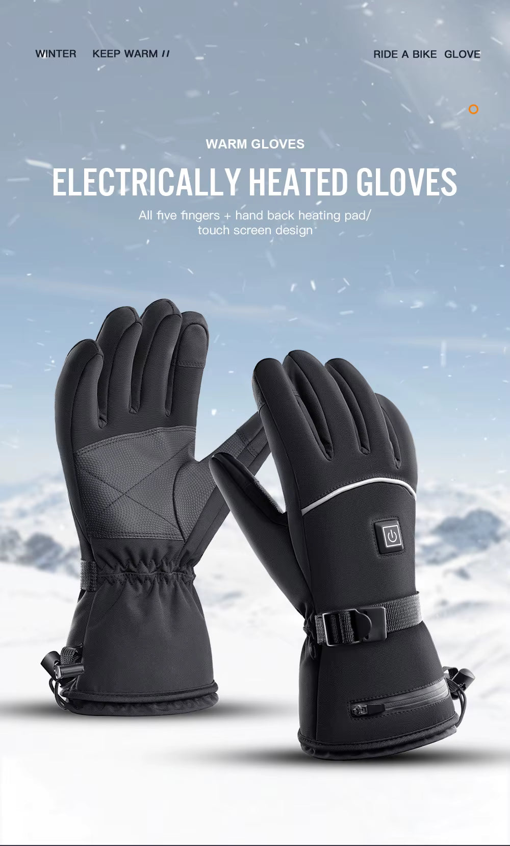 Electric Heated Gloves Winter - Heatwave